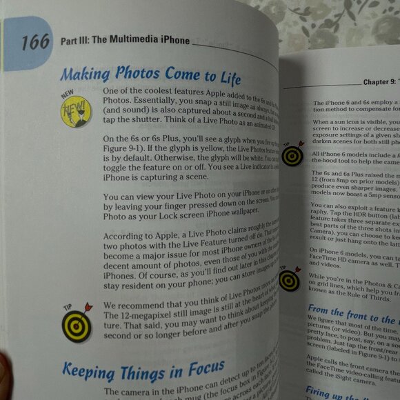 iPhone for Dummies, 9th Edition, Paperback Book, A Riley Brand, 2016 - Picture 5 of 8